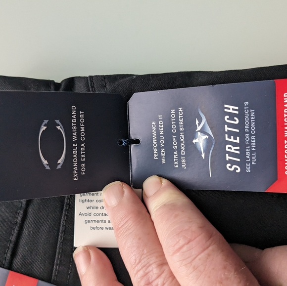 Chaps by Ralph Lauren, comfort stretch pants for men. NWT 38x32 - Picture 6 of 9